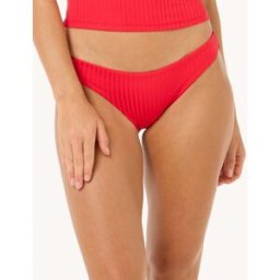 Rip Curl Bas de Maillot de bain Tanga Premium Surf Rouge Hibiscus XS Female