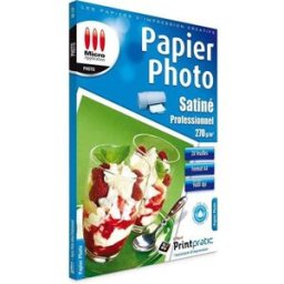 MICRO APPLICATION Papier D'impression Micro Appli Pack De 25 Feuilles Papier Photo Satiné A4