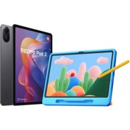 Tablette Tactile Xiaomi Pack Redmi Pad 2 Play 11" 128 Go Gris + Coque Et Stylet Enfant