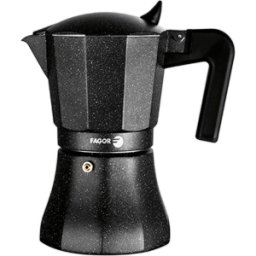 Moka Pot Fagor Tiramisu 3 Tasses Aluminium Noir