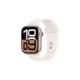 Apple Watch Series 10 Oled 42 Mm Numérique 374 X 446 Pixels Écran Tactile 4g Or Rose Wifi Gps (satellite)