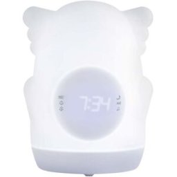 Enceinte Lumineuse Modèle Akso Fonction Double Alarme Programmable Gris Bigben