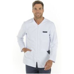 Dyneke Veste homme à manches longues contrastée bleue 100% Polyester L