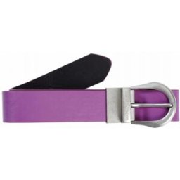 Nine worths Ceinture Femme réversible noir et fuchsia