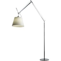 Artemide - Lampadaire arc Tolomeo Mega - Beige - Papier parchemin - Designer Michele de Lucchi