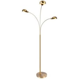 Lampadaire Métal 190 cm doré ROMA