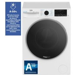 Lave linge ouverture hublot BEKO B7WFT394081W