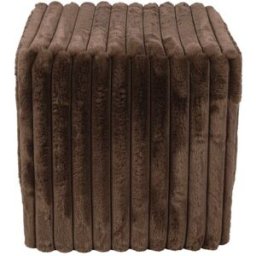Pouf marron LINA