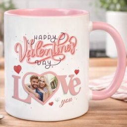 Ocadeau Mug rose personnalisé