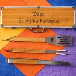 Ocadeau Couverts barbecue gravés