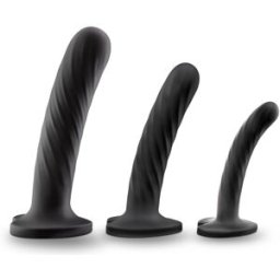 Blush Temptasia Twist Kit Set of Three lot de plugs anaux black