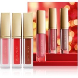 Estée Lauder Holiday Suite Kisses Glossy Pout Mini Lip Oil Trio Coffret cadeau