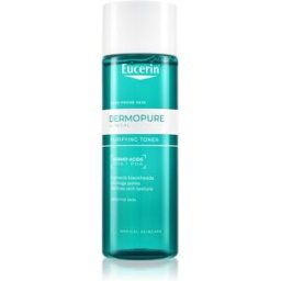 Eucerin DermoPure Clinical Purifying Toner lotion tonique douce anti-imperfections de la peau à tendance acnéique 200 ml