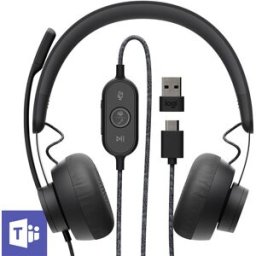 Logitech Zone Wired - Version Microsoft Teams Un micro-casque filaire puissant et agréable pour des conversations nettes en toutes circonstances.