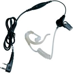 Onedirect Kit écouteur transparent PTT pour Kenwood Écouteur transparent Vox PTT contour d'oreille