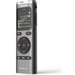 Philips VoiceTracer DVT2075 Enregistreur audio stéréo Enregistreur audio professionnel avec microphones stéréo haute sensibilité, enregistrement MP3