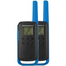 Motorola TLKR T62 - Bleu Un pack de 2 talkies walkies puissants pour les amateurs d’activités extérieures.
