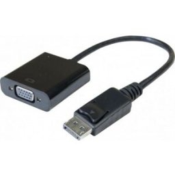 Onedirect Convertisseur actif Display Port 1.2 vers VGA - 15cm Convertisseur Display Port vers VGA