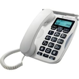 Motorola FW500L Téléphone fixe analogique avec écran et 4G pour garder le contact même en cas d'urgence.