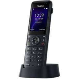 Téléphone wifi Yealink AX83H Téléphone compact avec 4 comptes SIP, Wifi 6, audio HD et Bluetooth 5.0, idéal pour la communication professionnelle