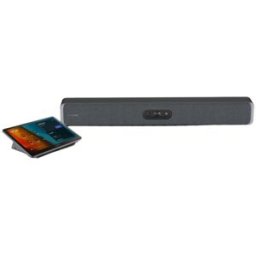 MAXHUB XBar W70 Kit Kit pour Microsoft Teams Rooms avec barre visio 4K pilotée par l'IA, tablette tactile de 11,6'' et Windows 11, idéal pour les