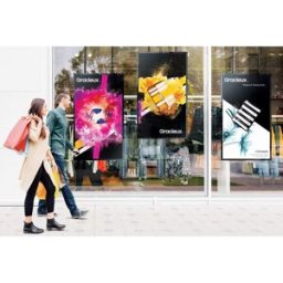 Samsung OM55N-S écran vitrine Écran vitrine Full HD haute luminosité avec lecteur multimédia et protection contre la poussière (IP5X) et la
