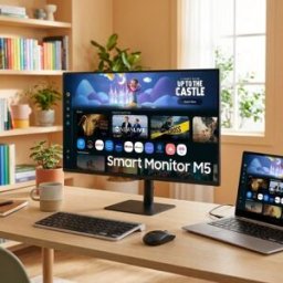 Samsung S32FM500EU Moniteur intelligent 32'' Écran connecté de 32 pouces avec résolution Full HD, applications de streaming intégrées et connectivité