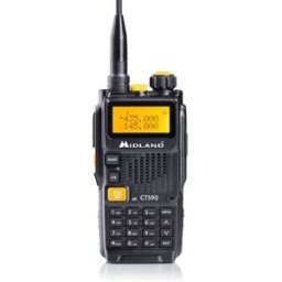 Midland CT590S Talkie-walkie bi-bande avec écran LCD et multiples fonctionnalités.
