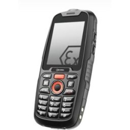 I.Safe.Mobile i.safe MOBILE IS120.1 Téléphone mobile 4G robuste pour zone ATEX 1/21, avec haut-parleur amplifié et batterie amovible.