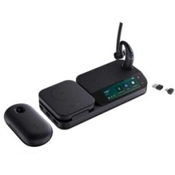 Yealink BH71 Workstation Pro USB-C/A Oreillette sans fil avec micros à réduction de bruit et station de charge et boîtier