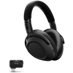 EPOS Adapt 660 USB-C Casque Bluetooth pour professionnels mobiles avec ANC adaptative, son stéréo haute fidélité et certification Microsoft Teams.