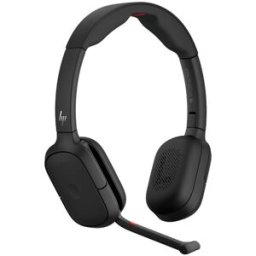 HP Poly Focus 625 Casque Bluetooth Stéréo Casque Bluetooth stéréo professionnel avec réduction de bruit active hybride, microphones optimisés par IA