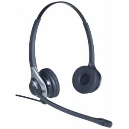 Cleyver - HC45 Casque filaire professionnel 2 deux écouteurs pour téléphone de bureau.