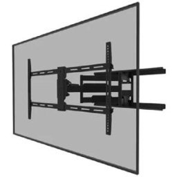 Neomounts WL40-550BL18 Un support mural orientable pour écrans plats de 43 à 75 pouces.