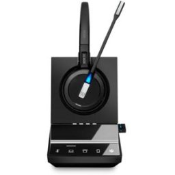 EPOS IMPACT SDW 5016 Teams Casque téléphonique sans fil Casque DECT de pointe pour téléphones de bureau, PC & smartphones avec 3 modes de port.