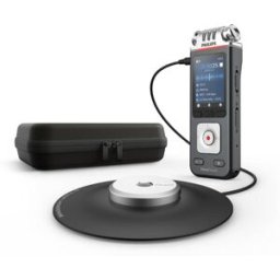 Philips VoiceTracer DVT8115 Enregistreur de réunion avec microphone 360°, enregistrement haute qualité 24 bits/96 kHz et gestion via application