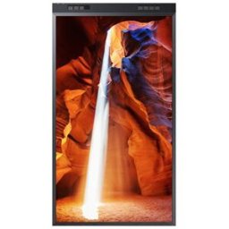 Samsung OM55N-DS Écran Full HD double face, parfait pour l'affichage vitrine intérieur et extérieur.