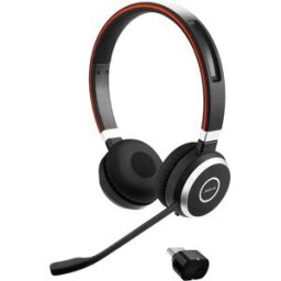 Jabra GN Jabra Evolve 65 MS Duo + dongle USB-C Casque Bluetooth essentiel en milieu professionnel, avec certification Microsoft Teams et dongle USB-C.