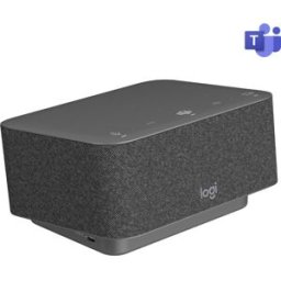 Logitech Dock Occasion Station d'accueil USB-C professionnelle d'occasion avec haut-parleur intégré, alimentation 100 W et commandes de