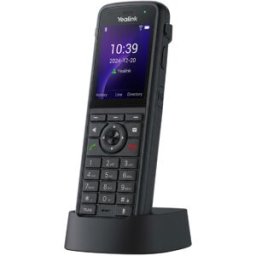 Yealink AX86R Téléphone IP Wifi IP67 Téléphone IP WiFi 6 robuste certifié IP67, avec Bluetooth 5.0, audio HD et batterie longue autonomie pour