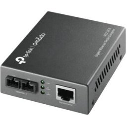 TPLINK TP-Link MC210CS Convertisseur média fibre monomode Gigabit – 15 km – standalone ou chassis