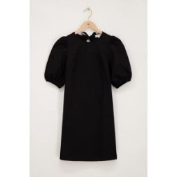 Robe noire avec nœuds et manches bouffantes My Jewellery Noir L femme
