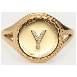 Bague initiale vintage My Jewellery Doré One size femme