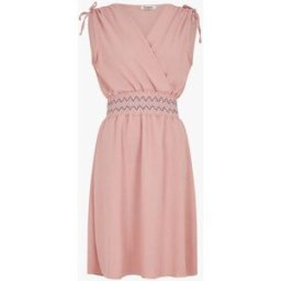 stand-prive.com Robe unie sans manches à taille élastiquée - Vieux rose vieux-rose 36 female