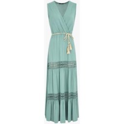 stand-prive.com Robe longue unie à col cache-coeur - Vert d'eau vert-deau 36 female