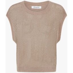 stand-prive.com Top filet de pêche en maille irisée - Taupe taupe T.U female