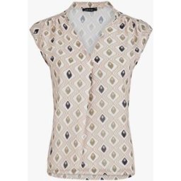 stand-prive.com Top droit sans manches à imprimé mosaïque graphique - Beige beige 36 female