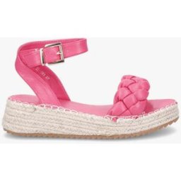 stand-prive.com Sandales tressées à semelles compensées raphia - Fushia fushia 36 female