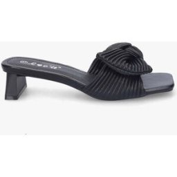 stand-prive.com Mules striées à noeud - Noir noir 36 female