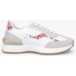 stand-prive.com Running en simili et suédine imprimé fleuri - Blanc/rose blanc-rose 36 female